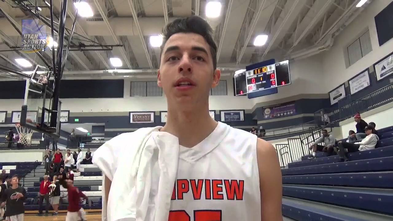 Boys' All-Star Basketball: Gavin Baxter's (Timpview T-Birds) Post-Game Interview 03-08-16.