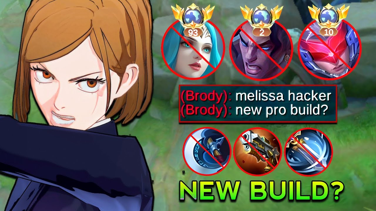 GOODBYE CRIT MELISSA!! THIS NEW BUILD TOTALLY DESTROYED ENEMIES ON MYTHICAL GLORY SOLO RANKED!!