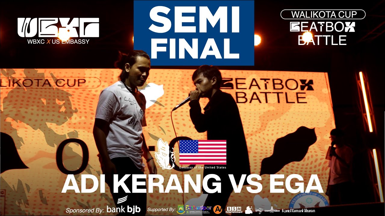 ADI KERANG VS EGA | INDONESIA BEATBOX PARTY 2023: Walikota Cup | Semi Finals
