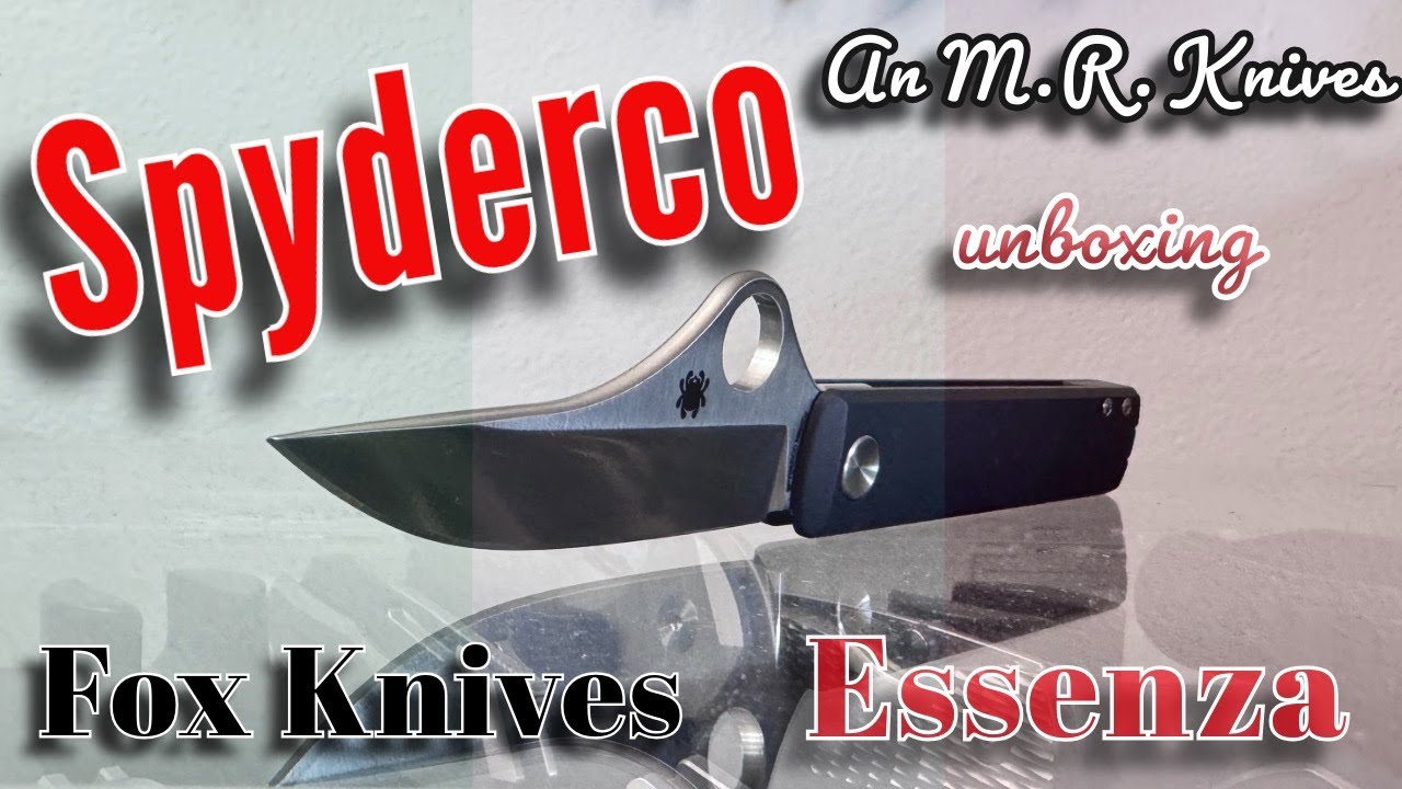 Spyderco Essenza Unboxing   HD 1080p