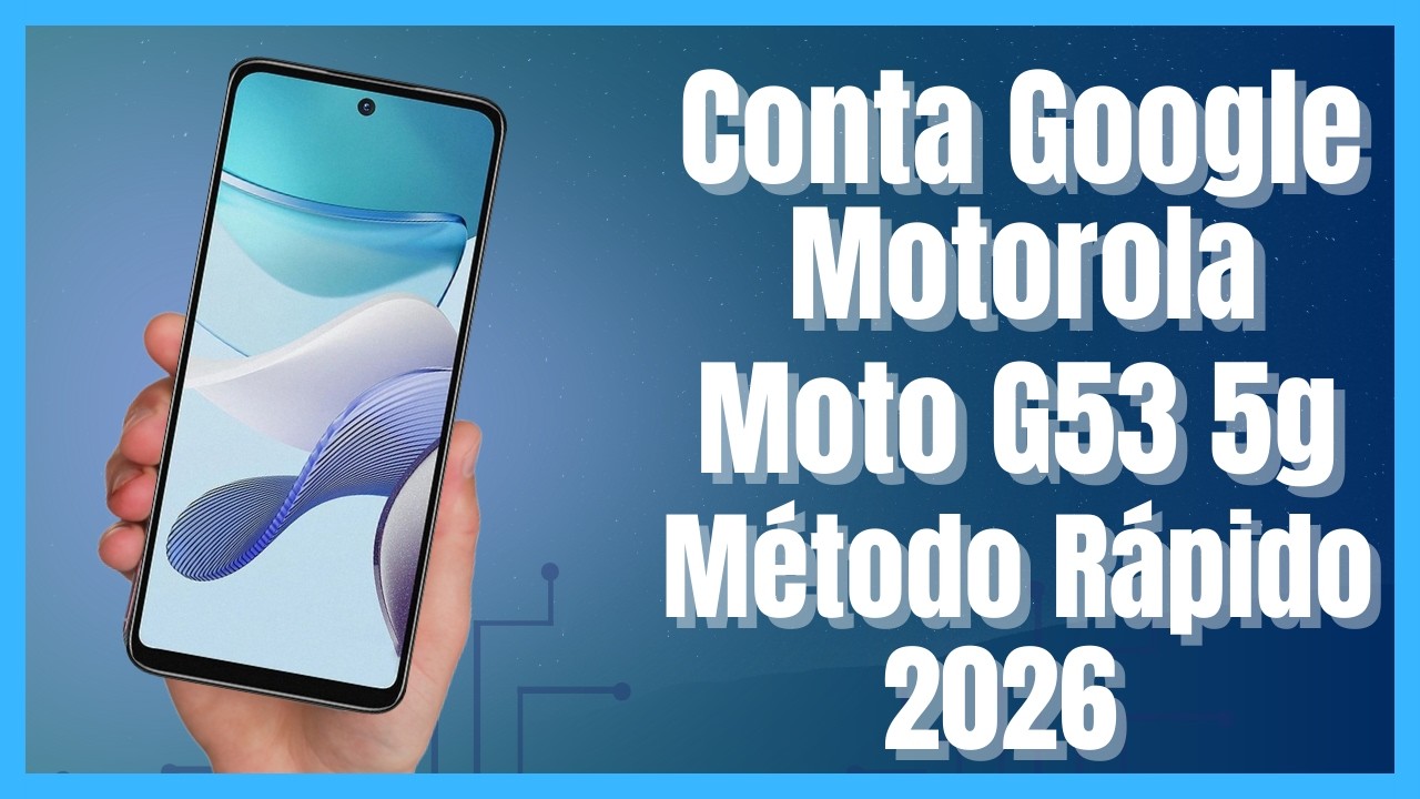 Remover Conta Google Moto G53 5g Android 14 Método 2026 Chip Sprint