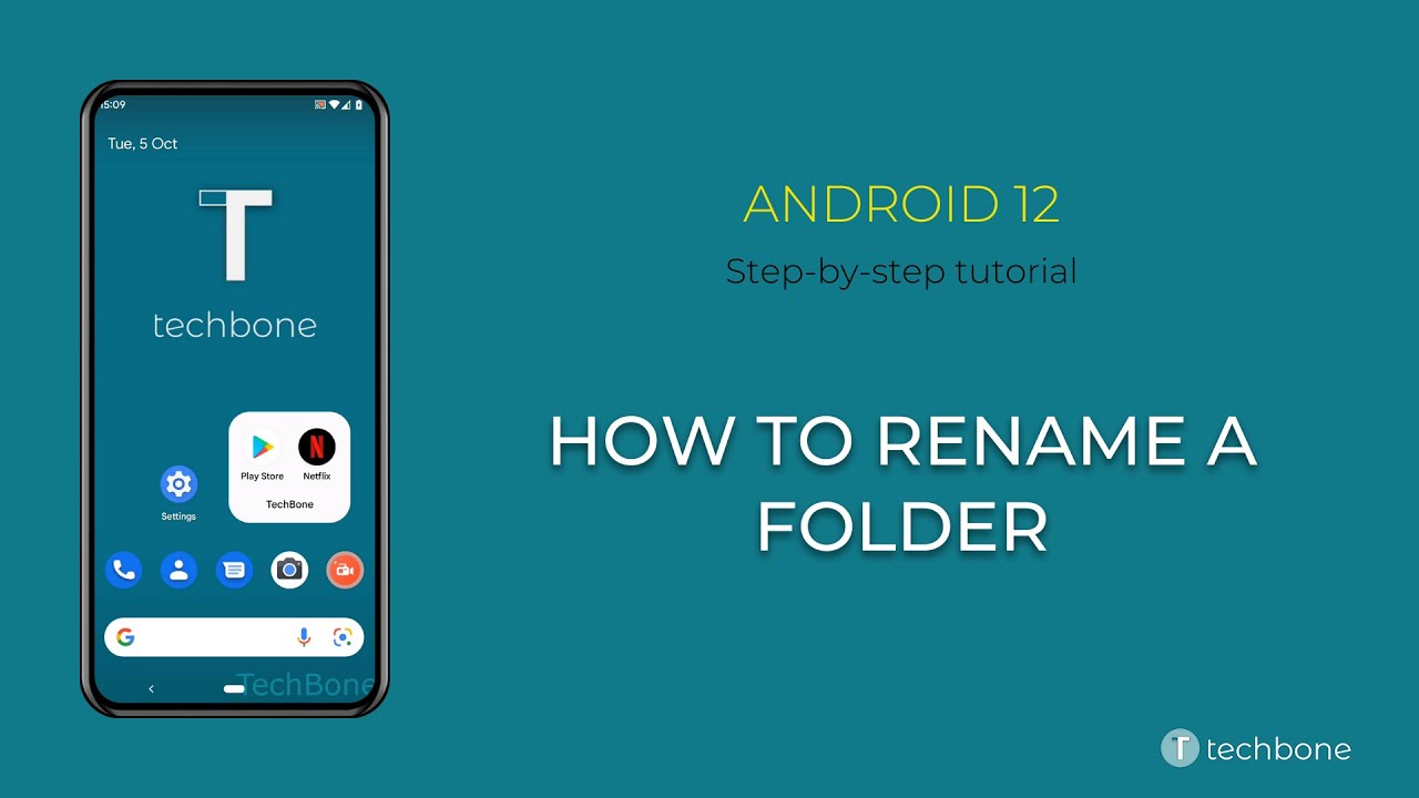 How to Rename a Folder [Android 12]