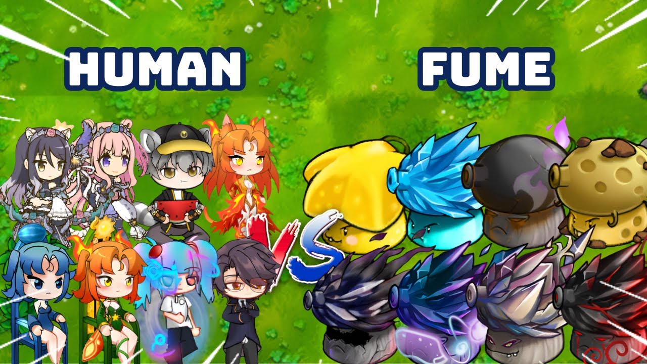 PvZ1 Fusion 3.3 Challenges!!! Team HUMAN vs Team FUME | Who Will Win???