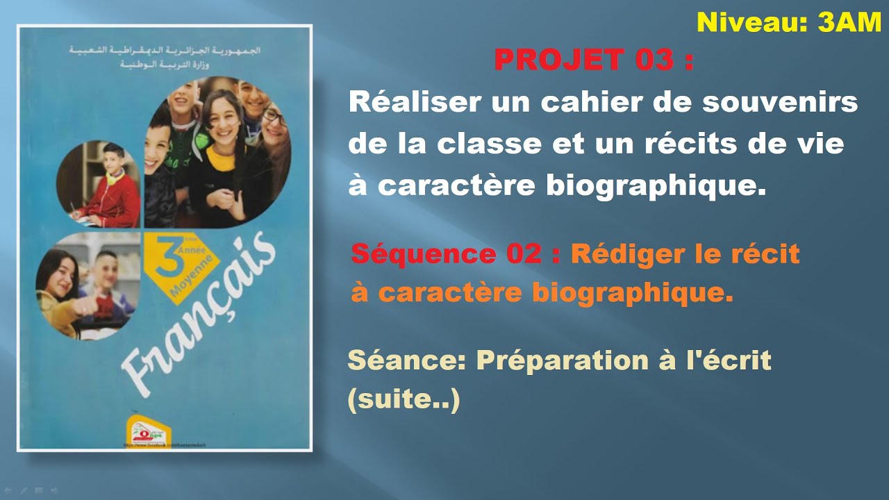 3AM - Projet 3 : Préparation à l'écrit (suite..)
