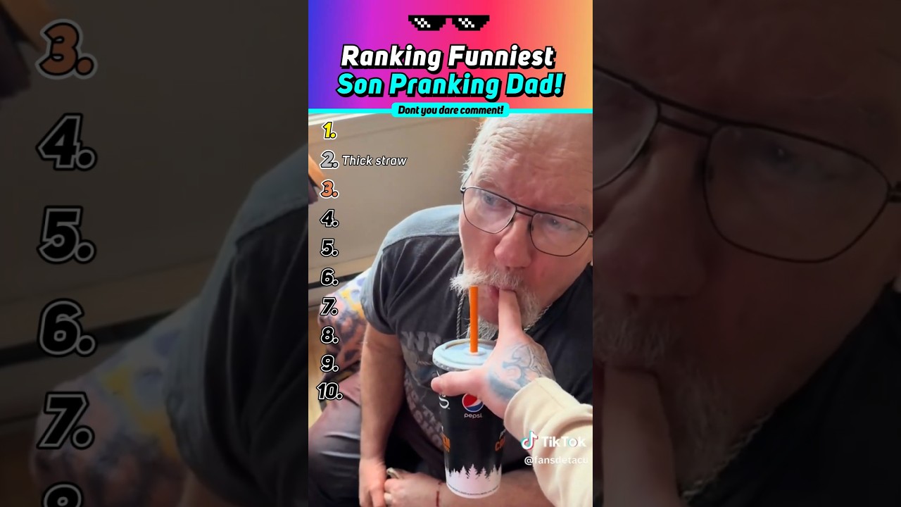 Ranking Funniest Son Pranking Dad!