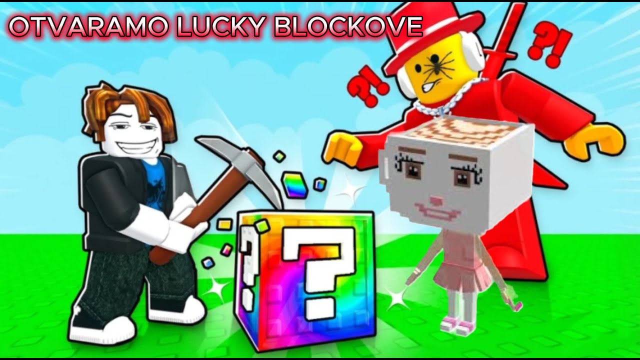 OTVARAMO LUCKY BLOCKOVE U ROBLOXU!
