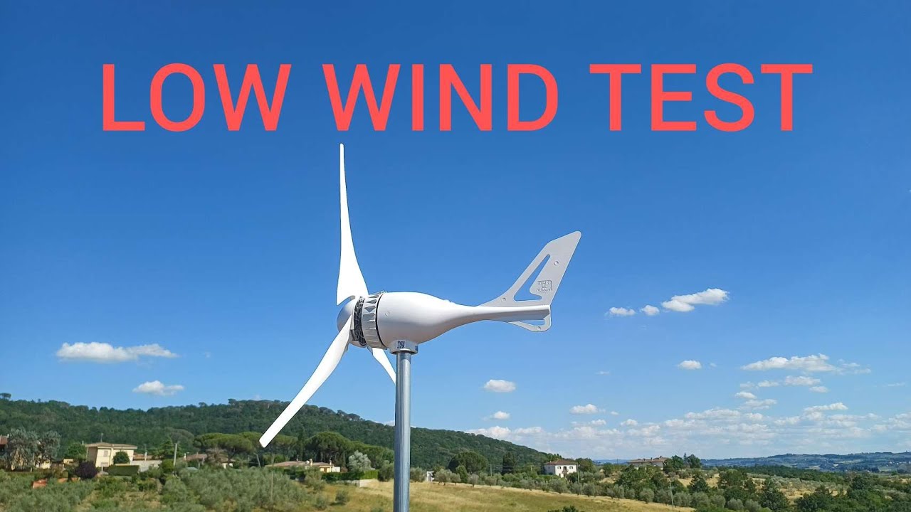 Ista breeze i500 horizontal wind turbine 12v permanent magnet motor LOW WIND TEST #windturbine