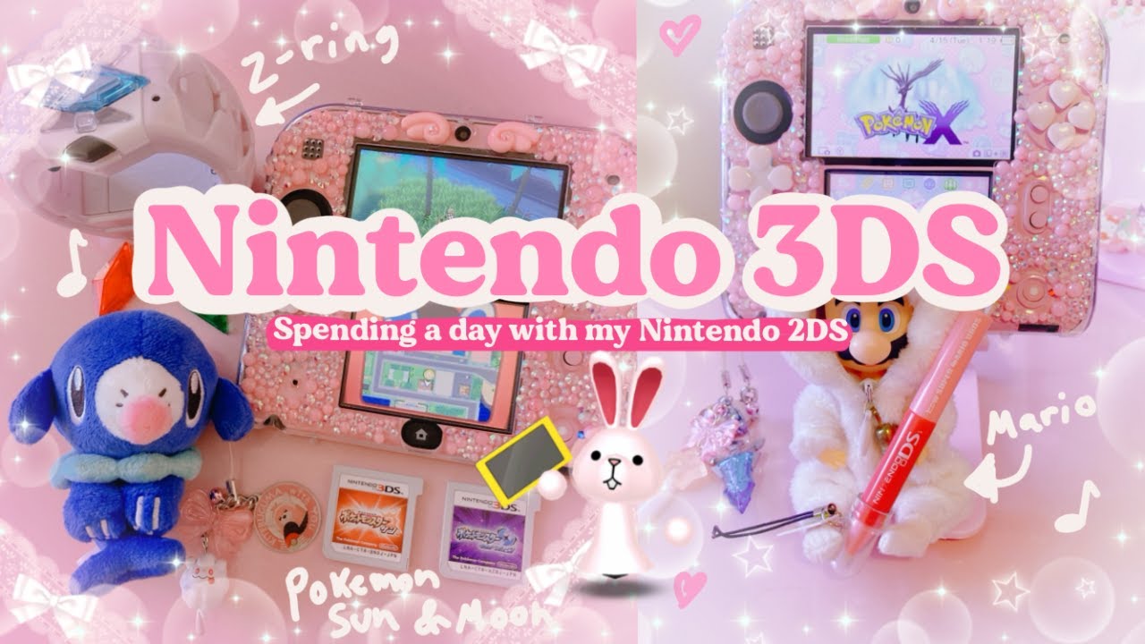 Spending a day with my Nintendo 2DS ‧ ୨୧˚ 🍥🫧💕| slice of life vlog