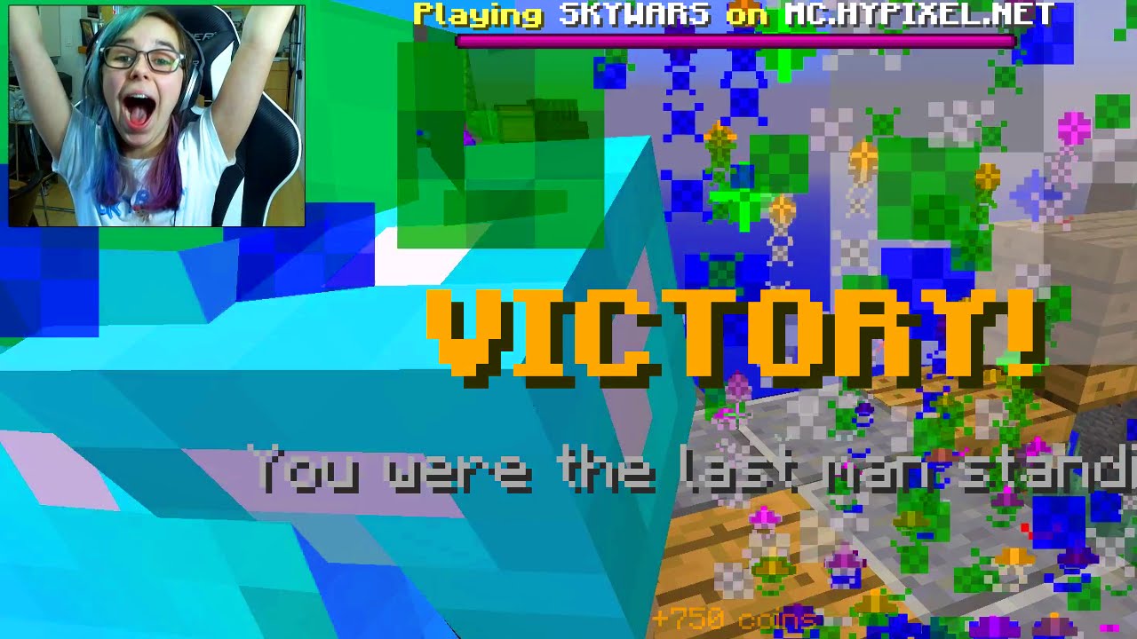 MINECRAFT SKYWARS with SALLY | HAXS | RADIOJHGAMES