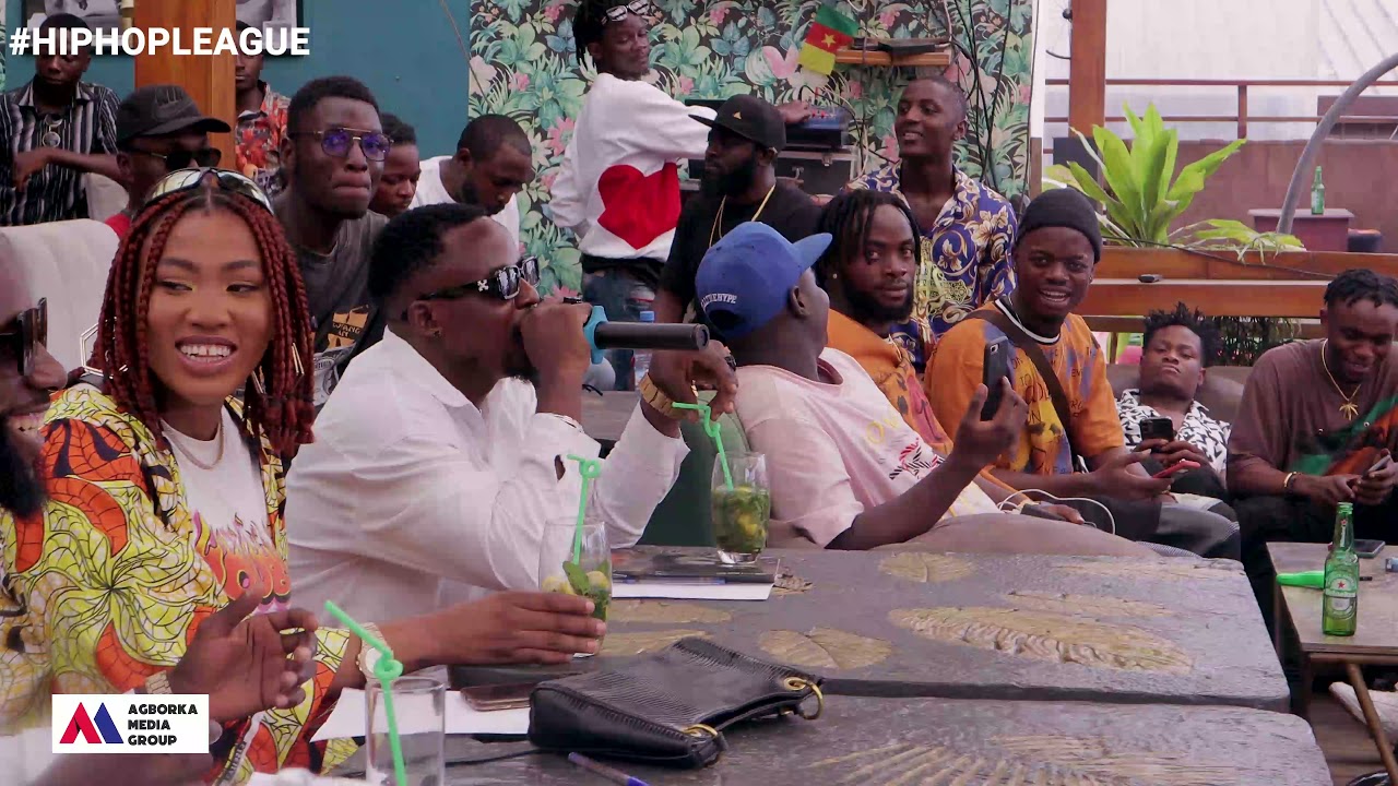 Yella Mayel wows judges at the #HIPHOPLEAGUE competition in Douala