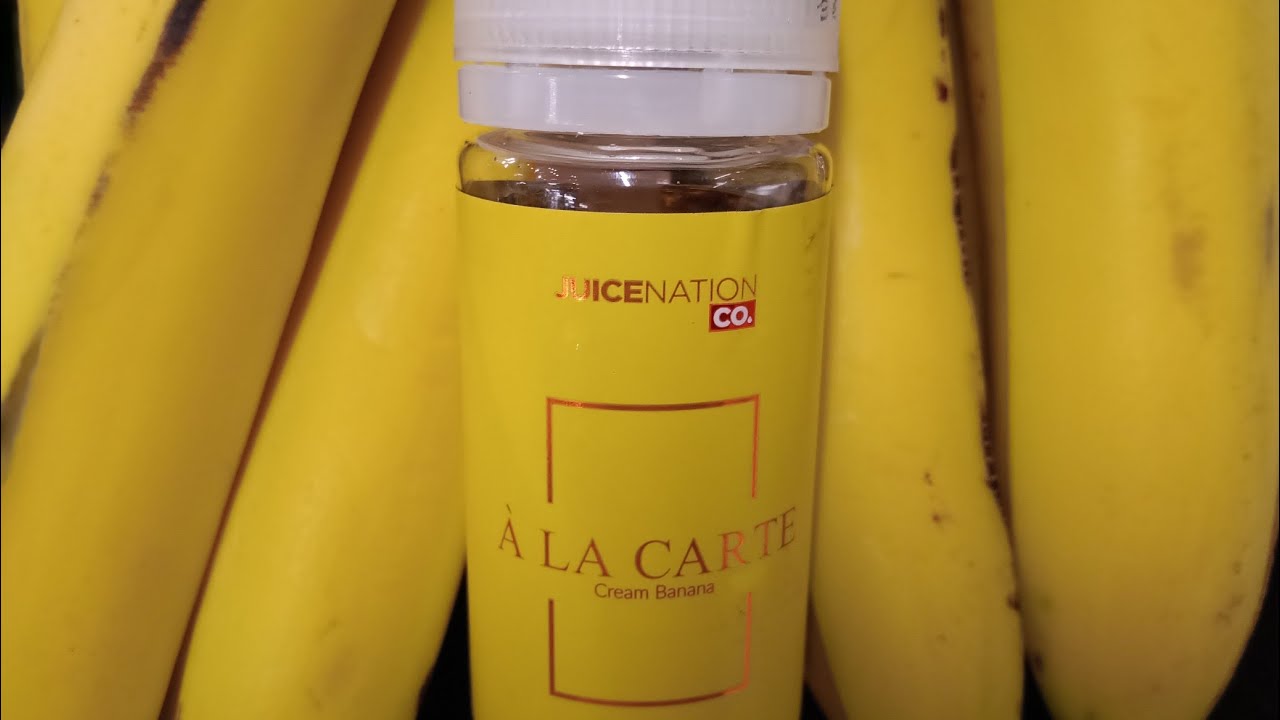 &Agrave; LA CARTE CREAM BANANA | LIQUID ENAK SUSAH DIJELASIN DENGAN KATA-KATA