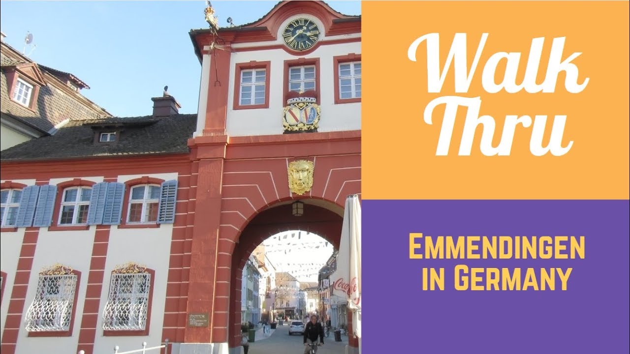 Walking Through: Emmendingen im Breisgau in GERMANY