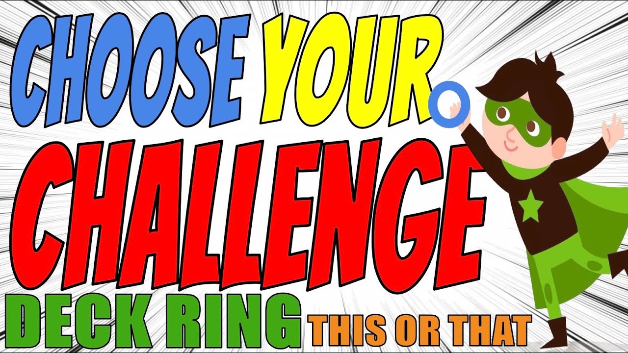 ⭕️DECK RING Choose Your Challenge Warm Up PE