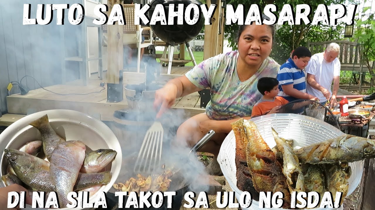 BUHAY AMERIKA :FIRST TIME MAGLUTO SA KAHOY ANG SARAP PALA MALASA ANG PAGKAIN!