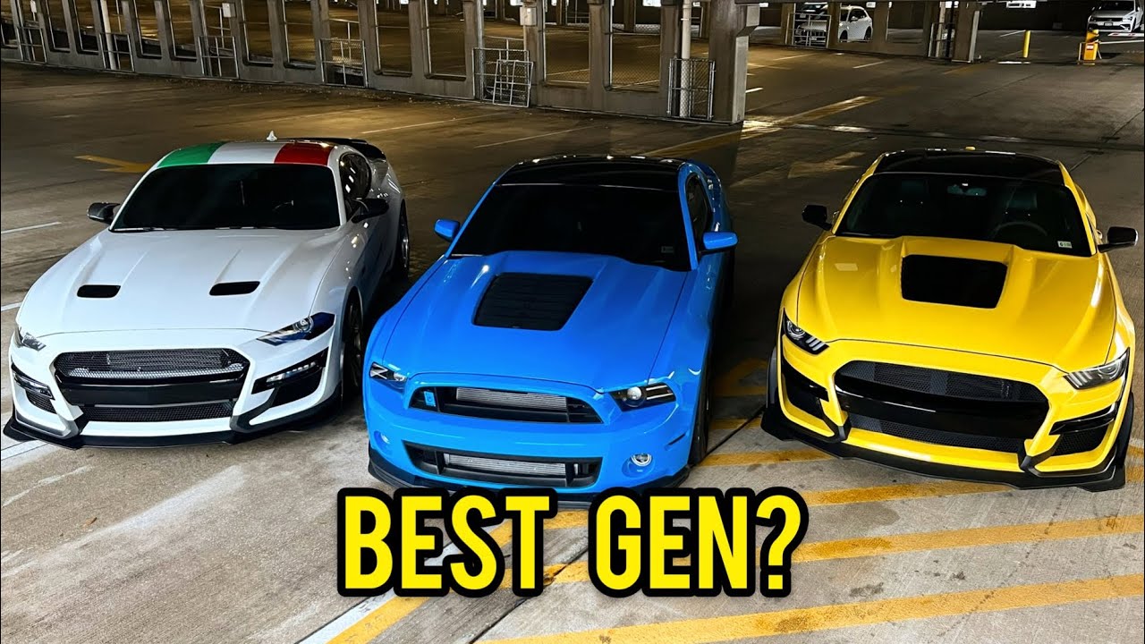 Какой Coyote Mustang выбрать: поколение 1, 2 или 3?