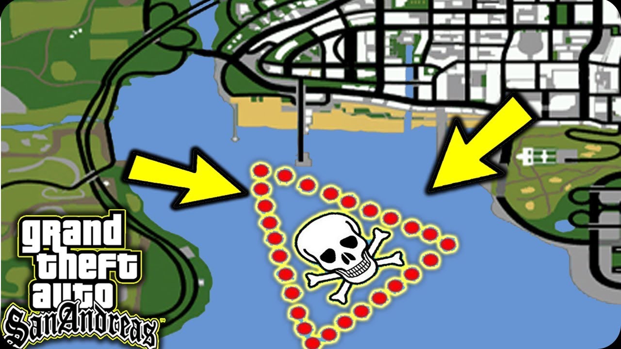 اتحداك ان تخرج حيا من هذه المنطقة الخطيرة في قراند سان اندرياس  gta san andreas مثلث برمودا