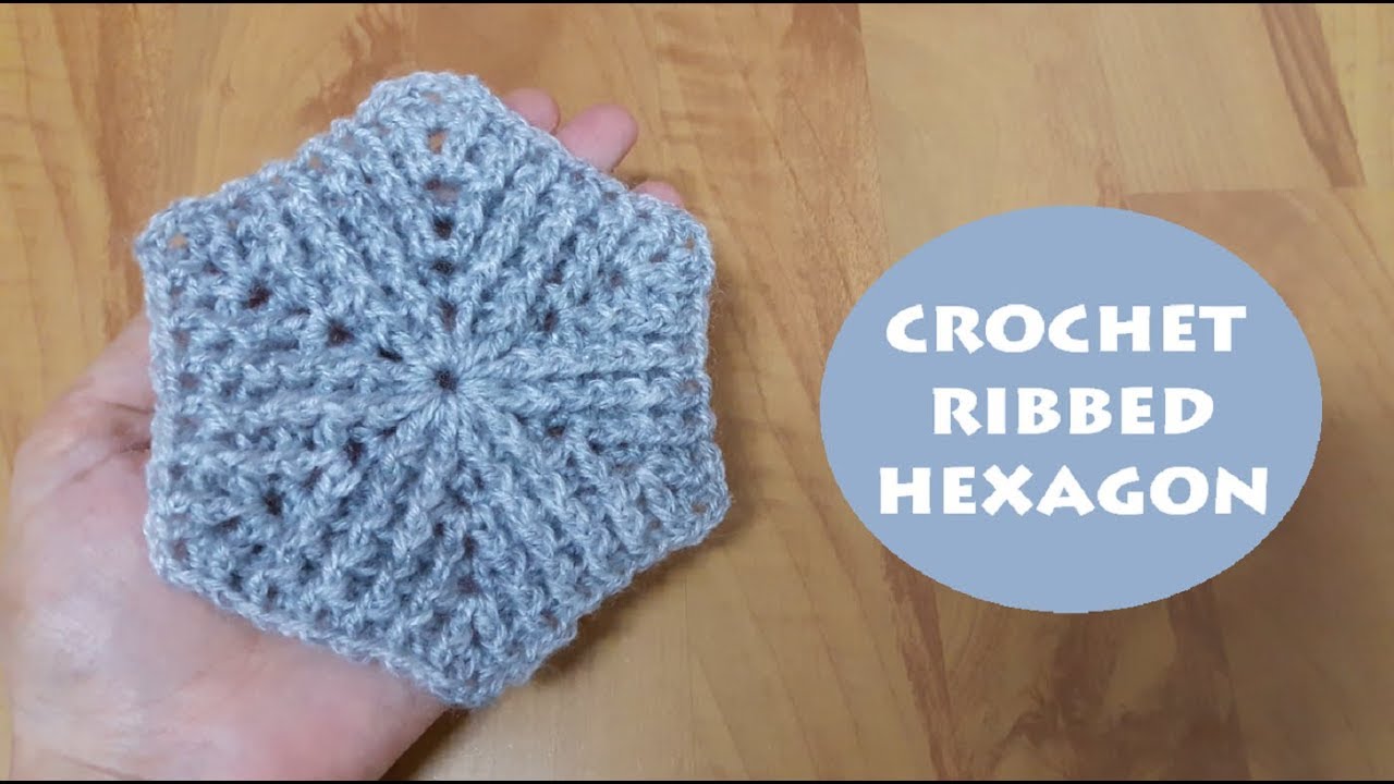 How to crochet ribbed hexagon? | Crochet With Samra