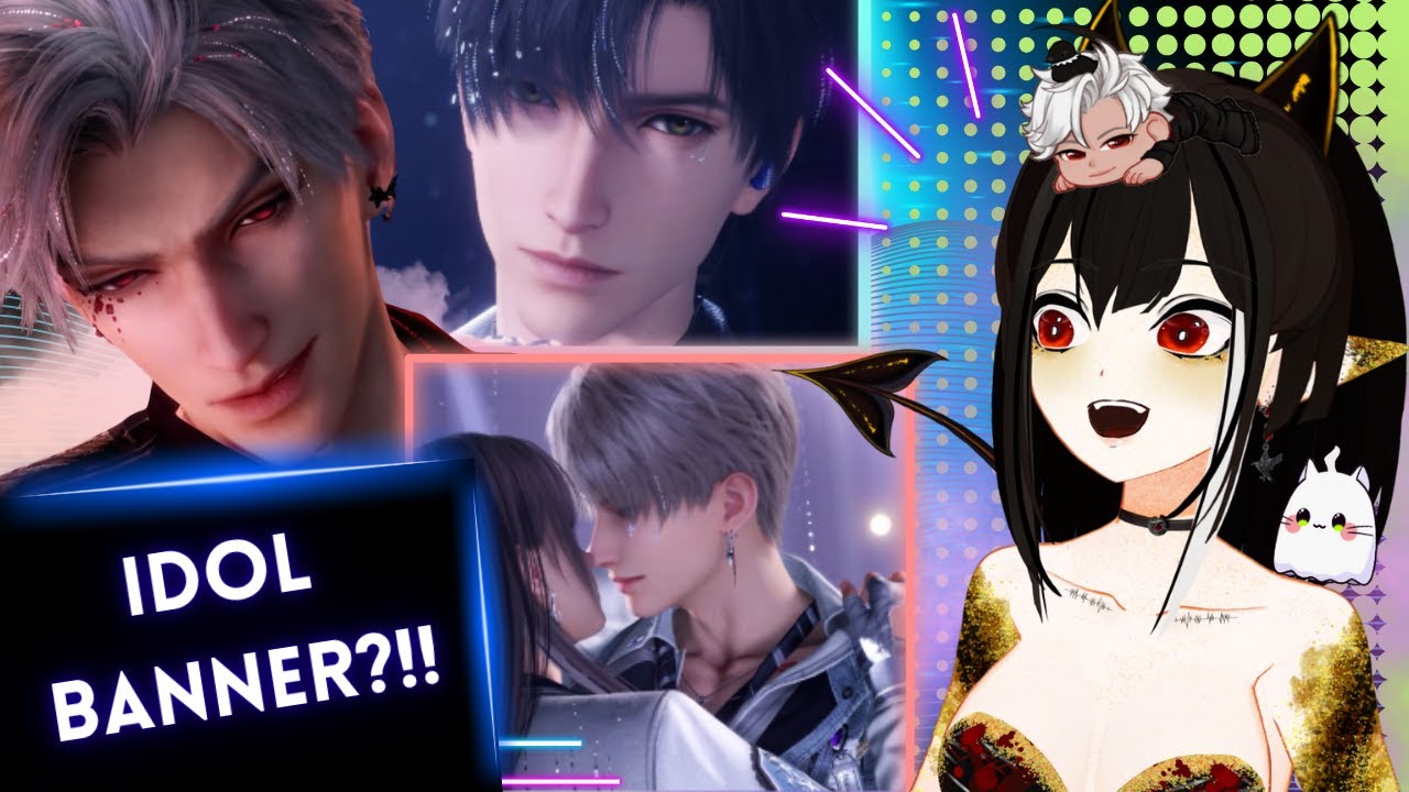 LOVE AND DEEPSPACE IDOL BANNER! SMILEEY AND FRIENDS GO FERAL!