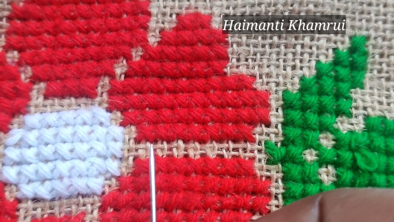 Beautiful cross stitch flower vorat ason design, sitting mat design, small table mat design,