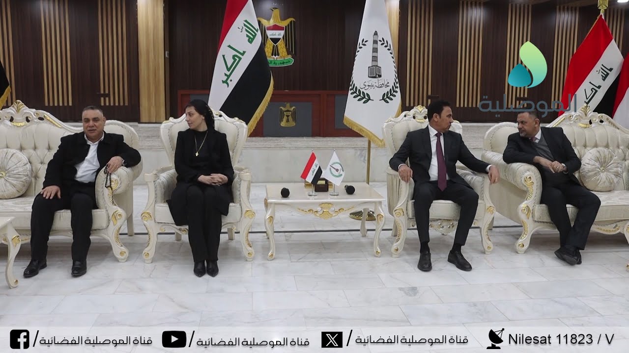 محافظ نينوى يستقبل وزيرة الهجرة والمهجرين ويبحث معها ملف النازحين ومخيمات النزوح
