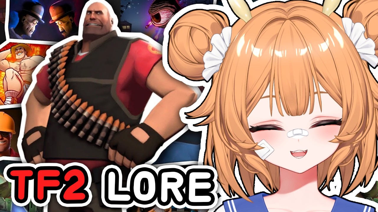 The Silly Lore of TEAM FORTRESS 2 | Vtuber reacts to choopo for the FIRST TIME!