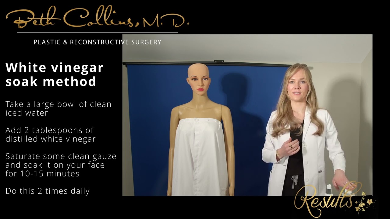 Post care instructions for corrective laser treatments
