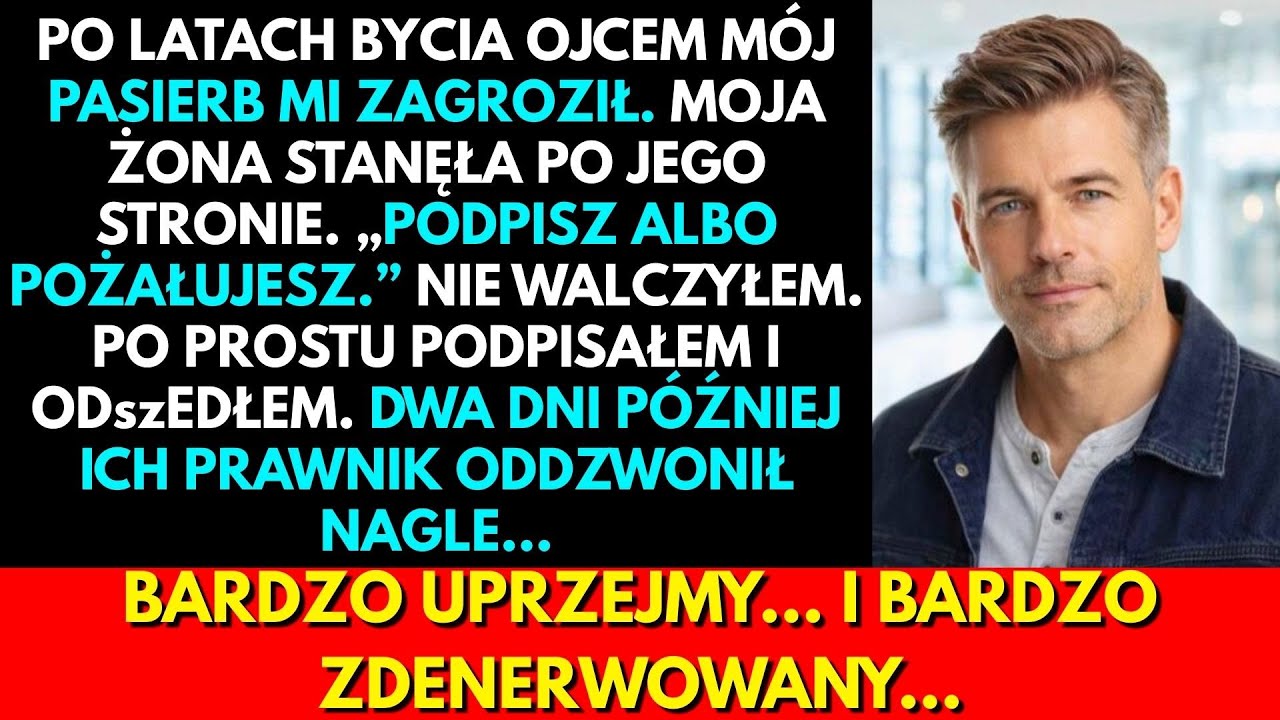 Po Latach, Gdy Byłem Dla Niego Ojcem, Pasierb Mi Zagroził — Żona Stanęła Po Jego Stronie