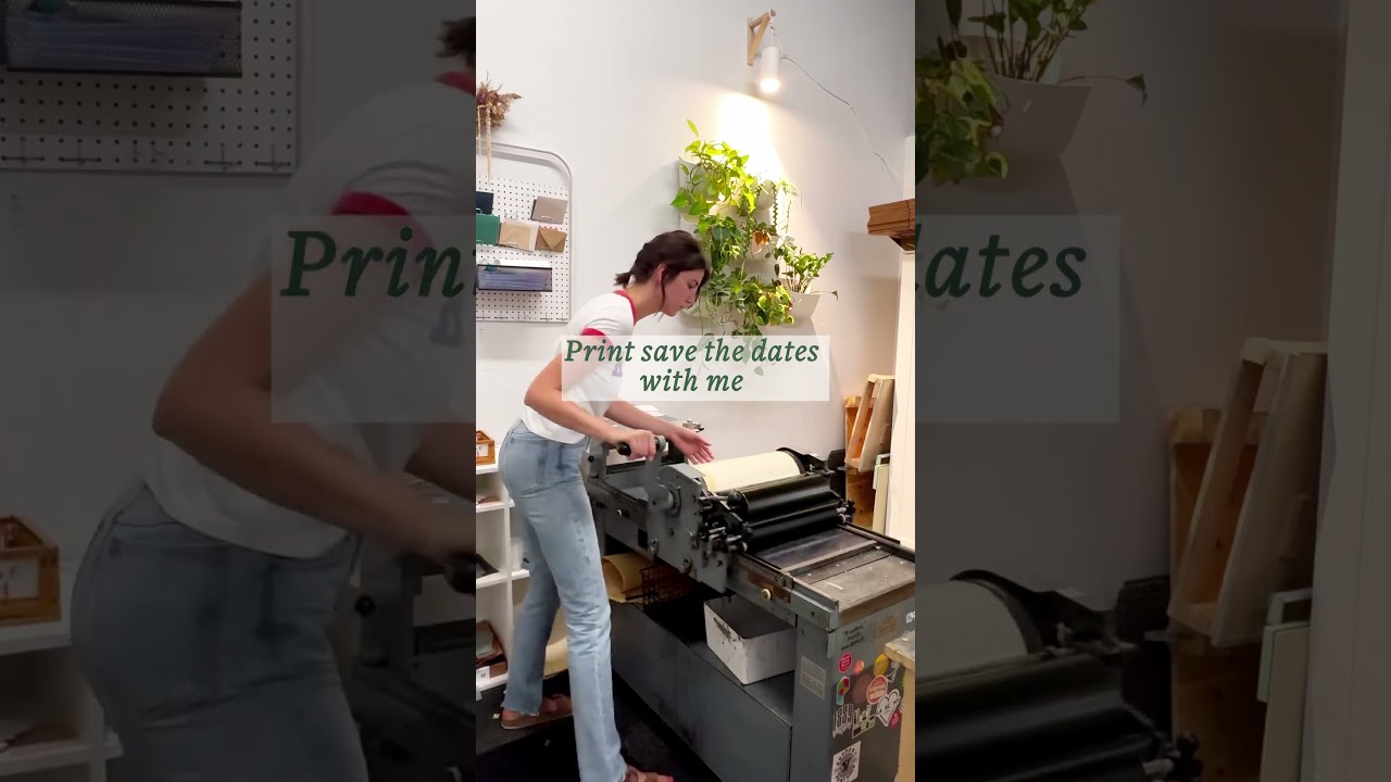 Learn letterpress: link in bio for my online course! #printing #stationery #letterpress