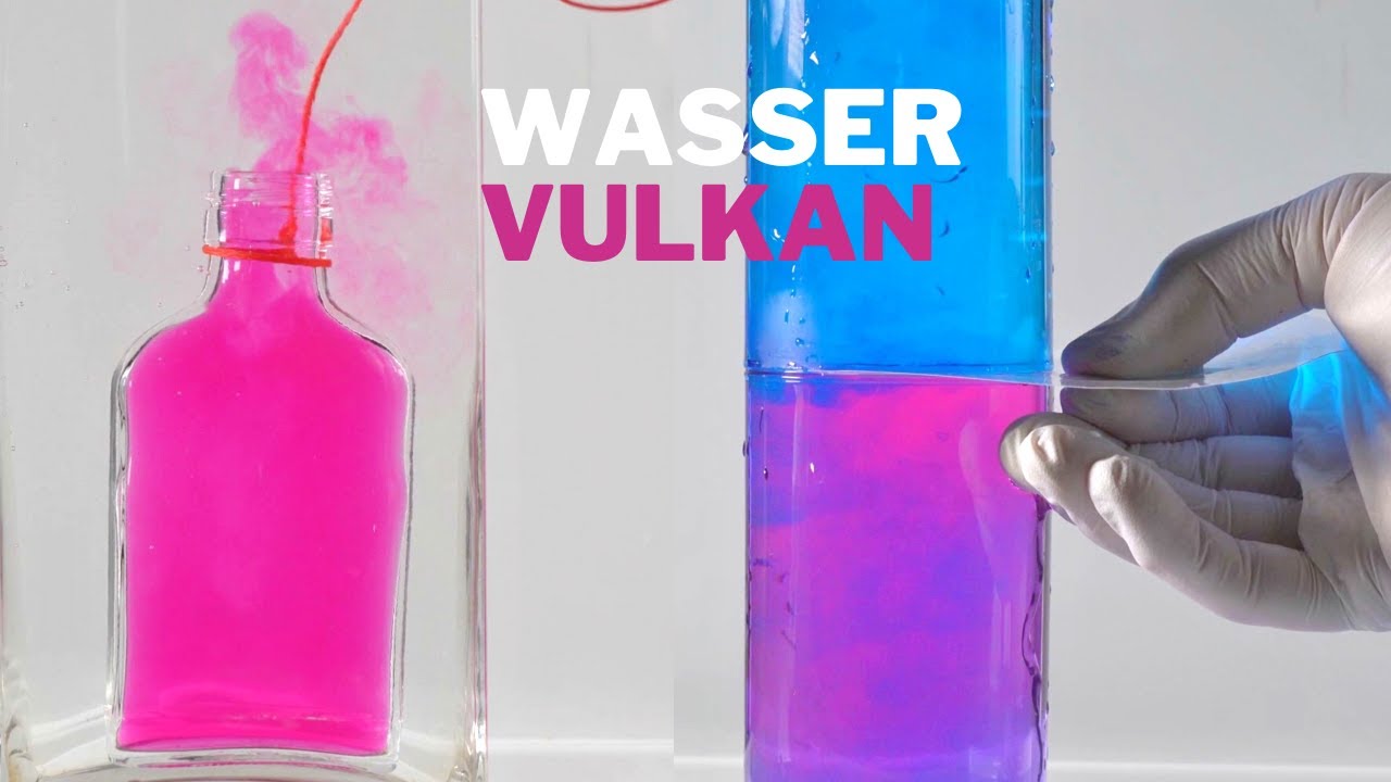 Unterwasser-Vulkan - Experiment zum Nachmachen