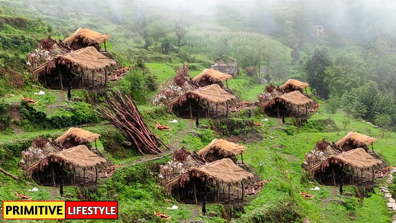 Living Very Hard Life In Rainy Nepali Mountain Village || Poor But Very Happy People || Village Life