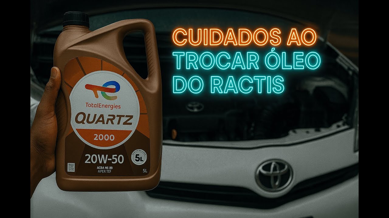 trocar o oleo do motor no RACTIS