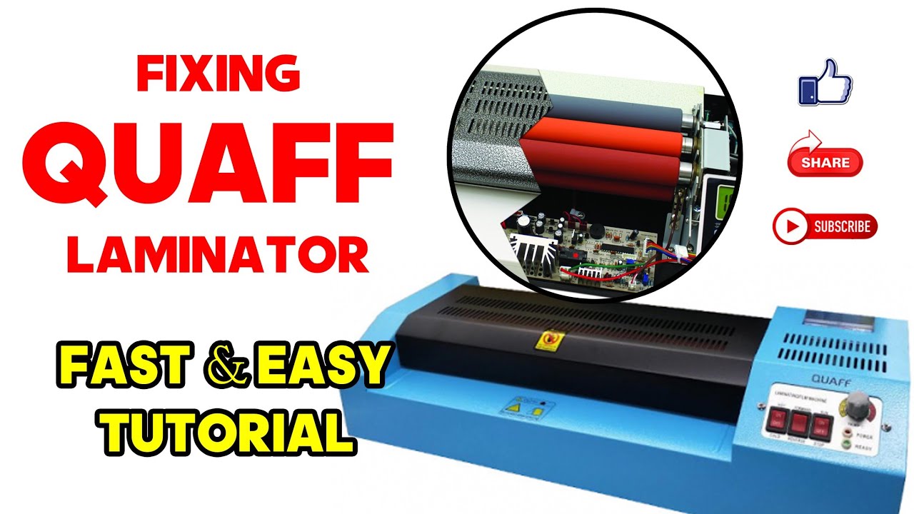 Fixing Quaff laminator feed problem/How to fix Quaff laminator