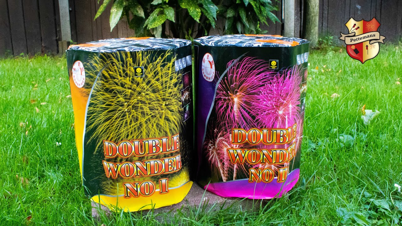 Double Wonder No1 En No2 Set -  Bonbridge 19sh Batterij Vuurwerk