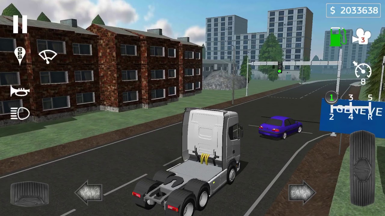 60 Minutes of the IOS Gameplay: Cargo Transport Simulator V1.15 - Day Drive on Europe #2