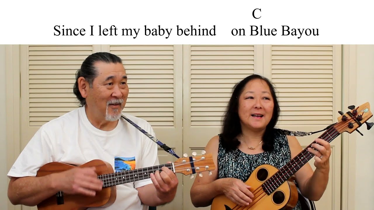 Blue Bayou - Roy Orbison/Linda Ronstadt - Ukulele Play Along - Lyrics And Chords On Screen