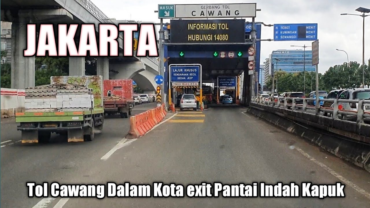 Driving From Gerbang Tol Cawang to Pantai Indah Kapuk