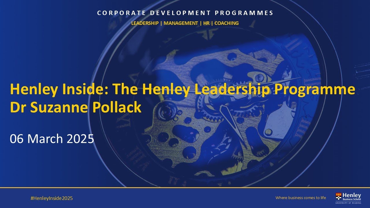 Henley Inside 2025   The Leadership Programme
