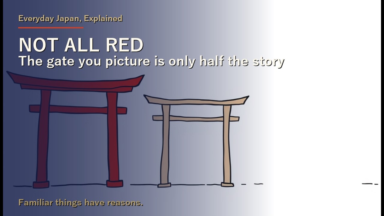 Why Does Everyone Think Torii Gates Are Red?