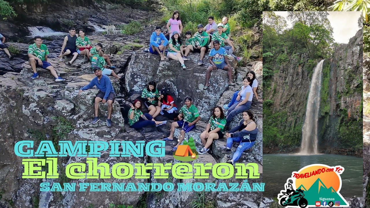 Aventura en Cascada el Chorrerón Morazán 2° parte.