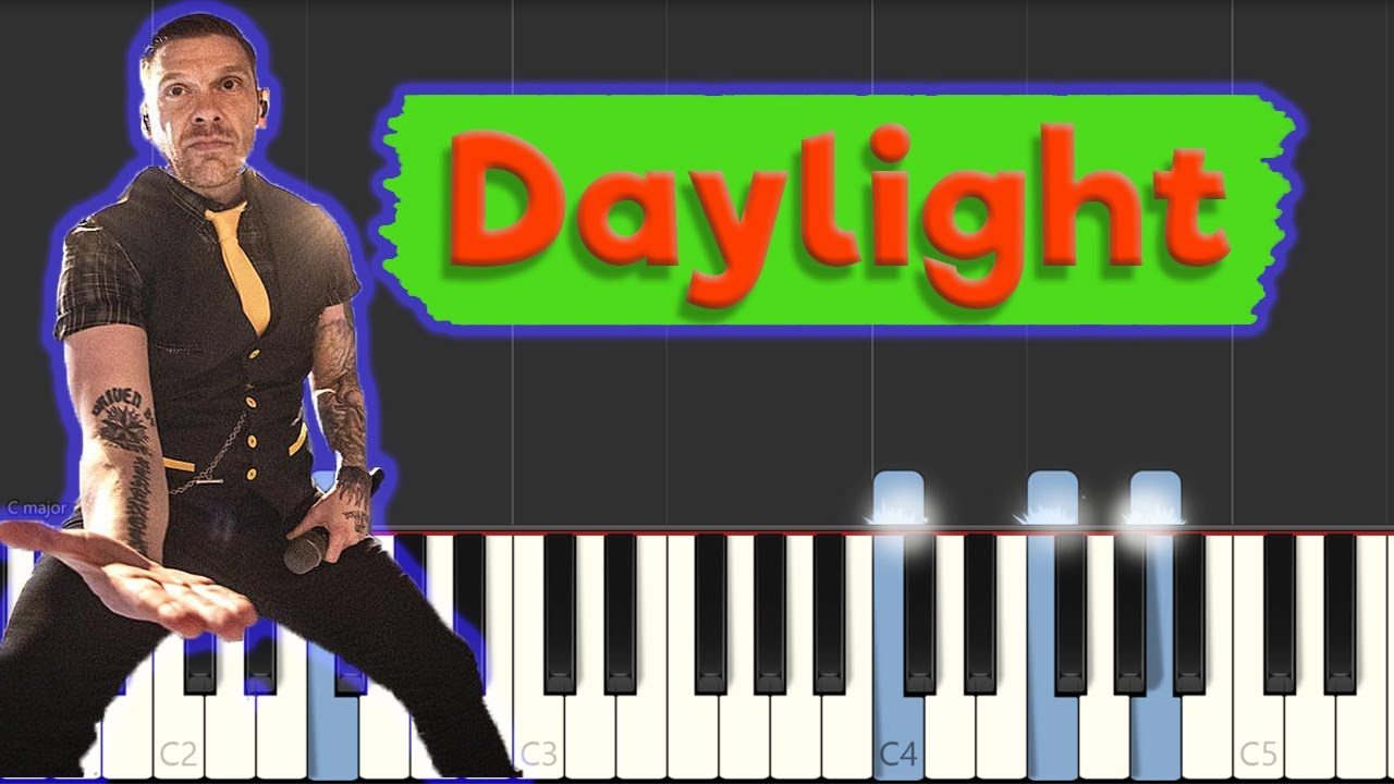Shinedown - Daylight - Piano tutorial