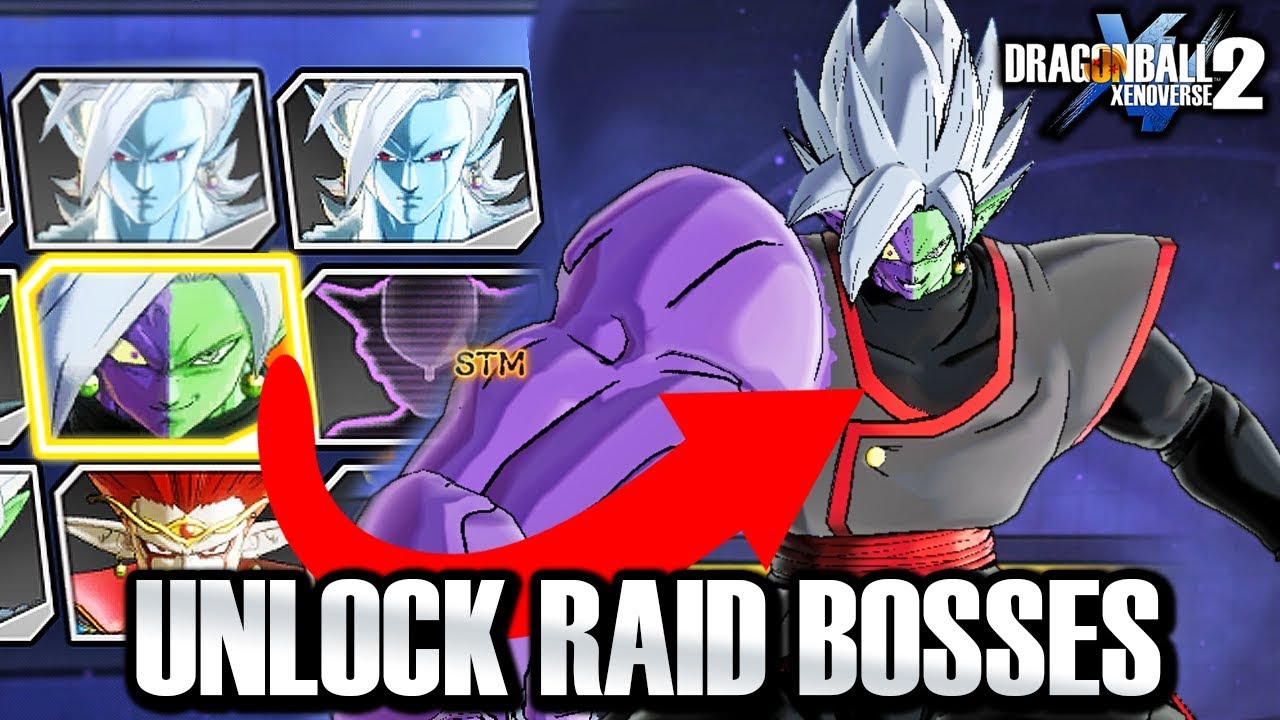 How To Unlock ALL My Raid Bosses! Xenoverse 2 Playable Demigra, Final Form Mira, & Corrupted Zamasu