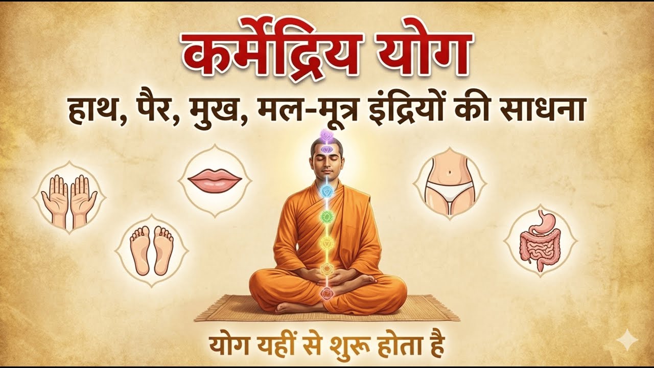 बिना कर्मेन्द्रिय योग के कोई साधना सफल नहीं होगी.. इसे जानो, समझो और जीवन में सफलता पाओ| DOPAIND
