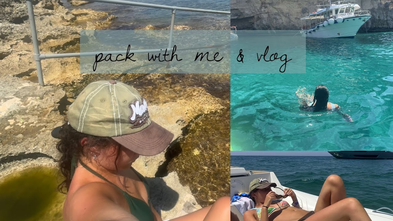 ASMR prep w me & vacation vlog (malta)
