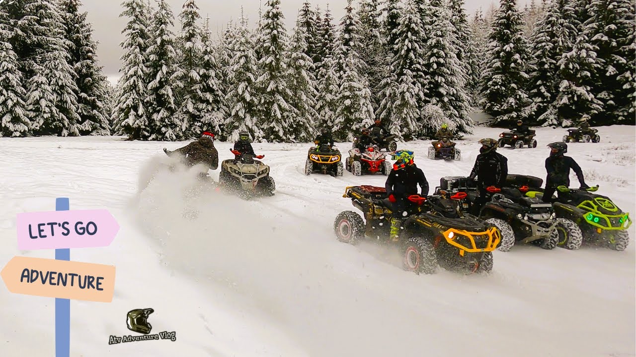 Outstanding Winter Landscape ❄️ Big Group Off-Road Adventure 🥶