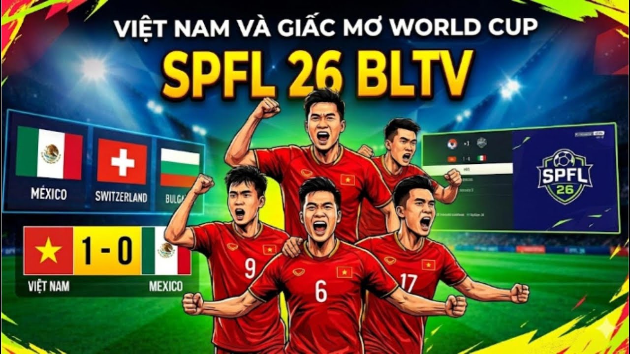 Việt Nam BẤT BẠI Vòng Bảng World Cup: Thắng Mexico Cực Căng! (SPFL26 BLTV)