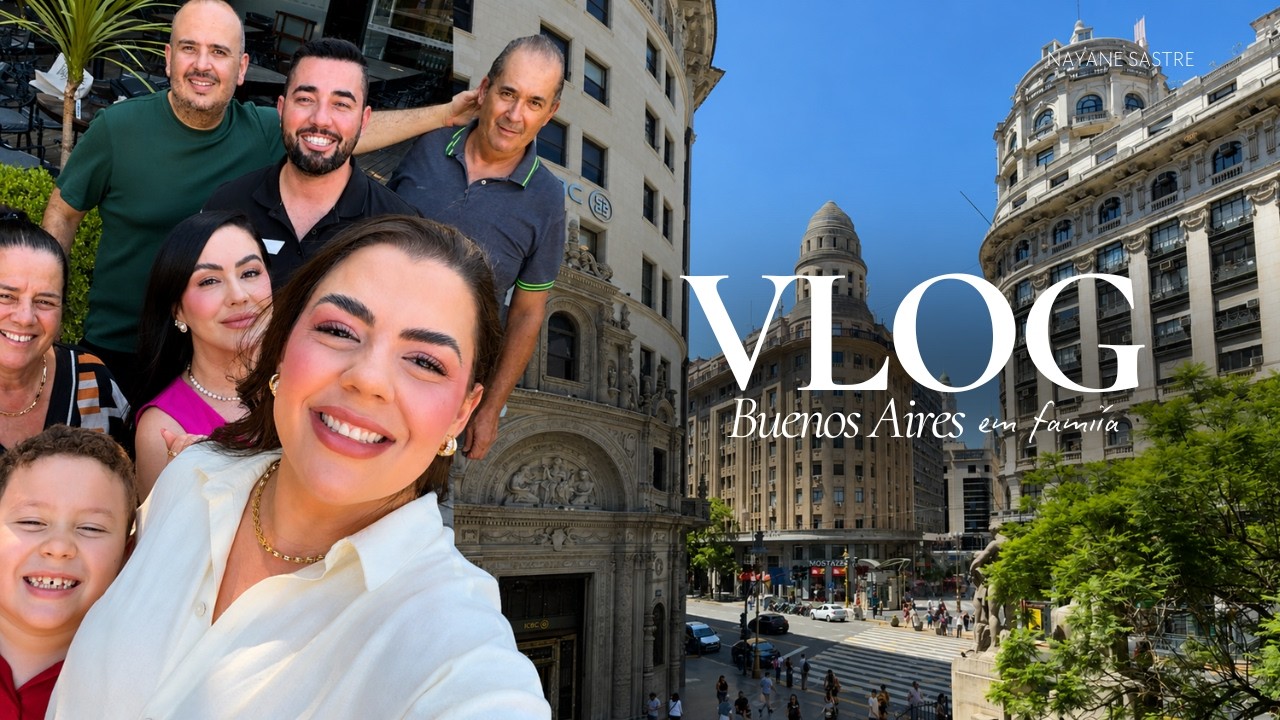 VLOG: viagem em família, chegada em Buenos Aires, conhecendo o jardim japonês, skincare coreano.