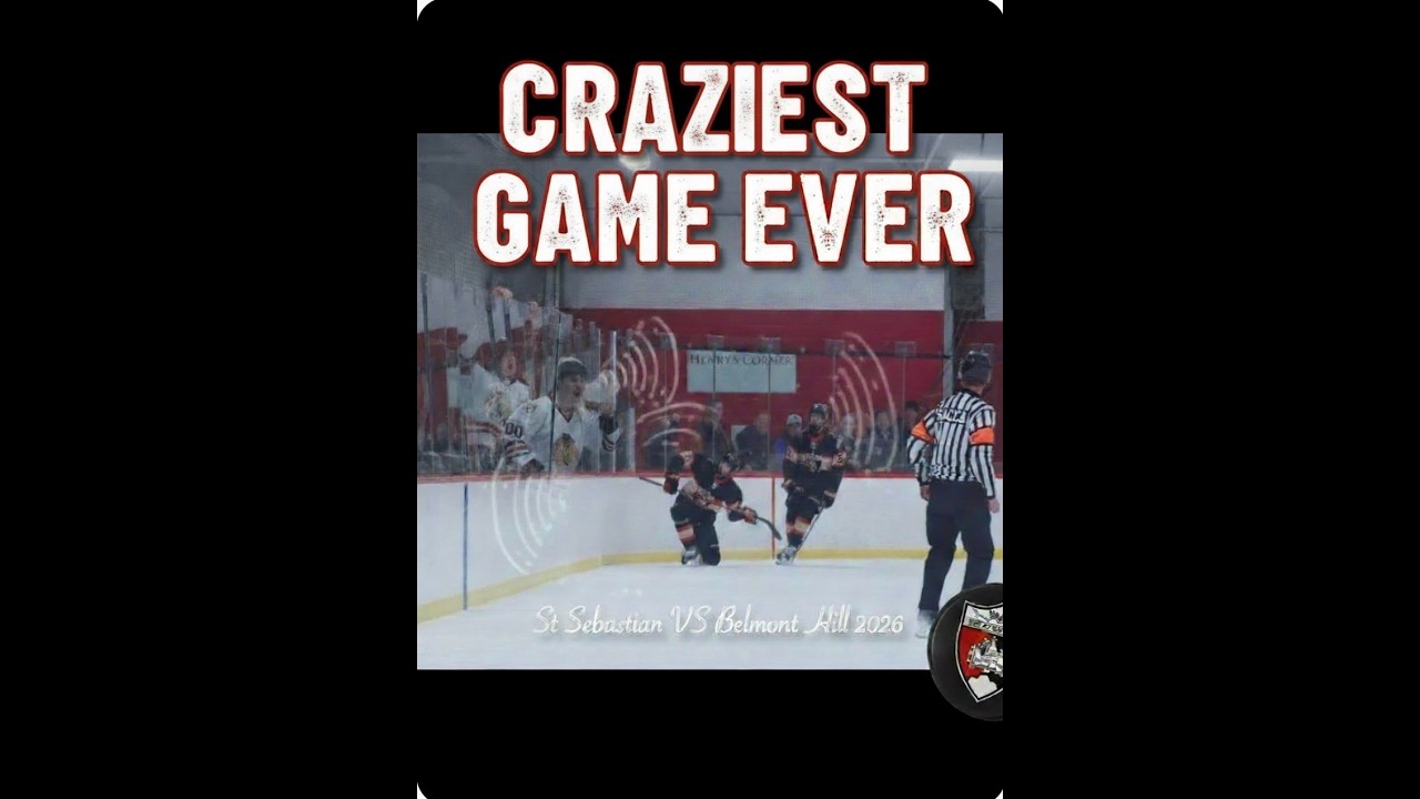 CRAZIEST PREP HOCKEY GAME OF THE YEAR?! Belmont Vs St Seb Game Highlights 2026