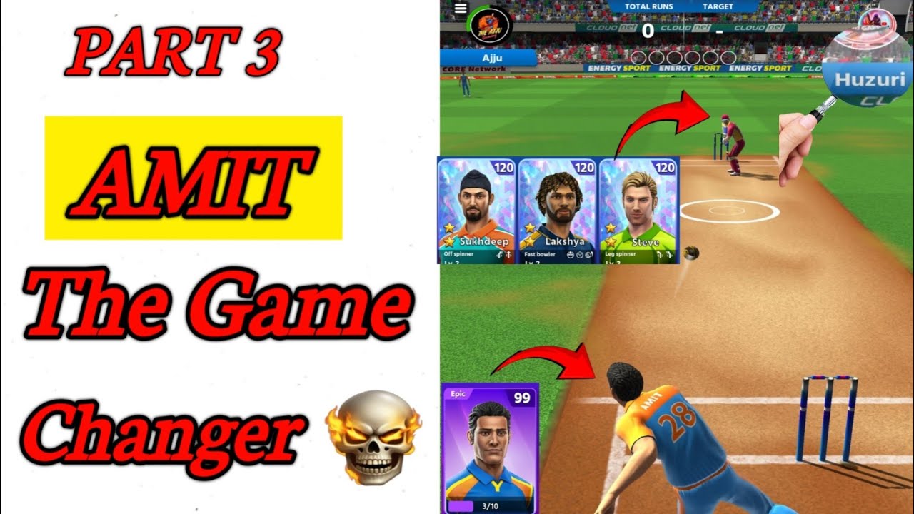 Only AMIT vs Fully Legendary 🔥 The Game Changer  😈  ONE bowler ☝️ How to bowl  with Amit cricket