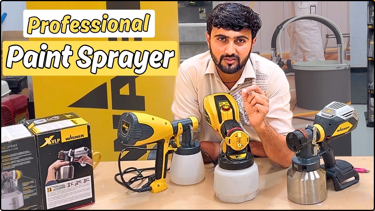 How to Use Wagner Paint Sprayer In Hindi | Step By Step Full Process