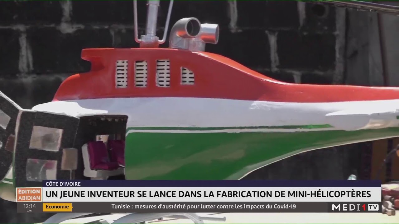 Côte d´Ivoire: un jeune inventeur se lance dans la fabrication de mini-hélicoptères